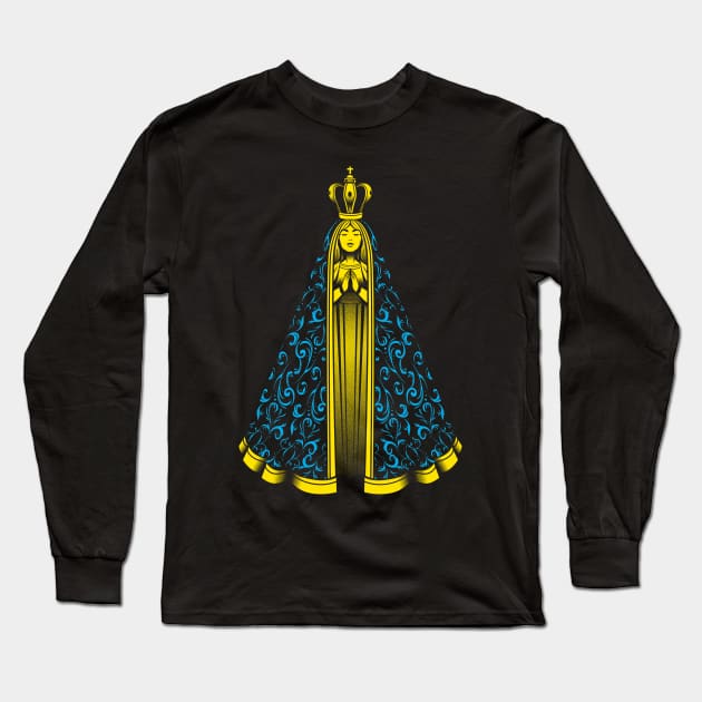 Our Lady Aparecida Long Sleeve T-Shirt by Tobe_Fonseca